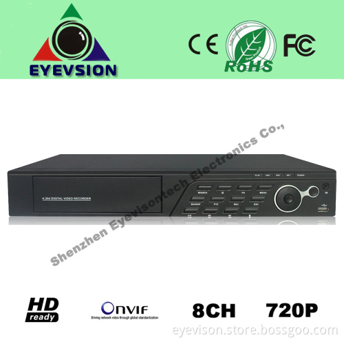 8CH H. 264 (720P) CCTV Security Camera DVR (EV-CH08-N1206B)